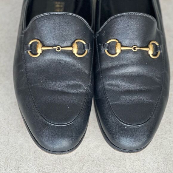 Gucci Brixton Leather Horsebit Loafers size 38 Black - Picture 14 of 14